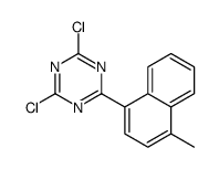 2,4-dichloro-6-(4-methylnaphthalen-1-yl)-1,3,5-triazine Structure