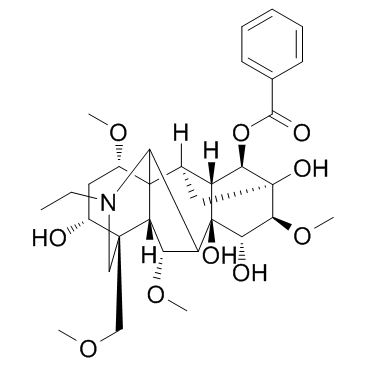 benzoylaconine structure