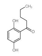 1-(2,5-dihydroxyphenyl)pentan-1-one Structure