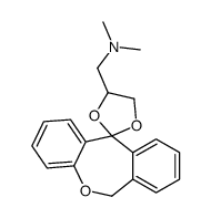 N,N-dimethyl-1-spiro[1,3-dioxolane-2,11'-6H-benzo[c][1]benzoxepine]-4-ylmethanamine Structure