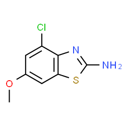 2-Benzothiazolamine,4-chloro-6-methoxy-(9CI) structure