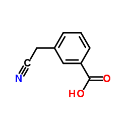 3-(Cyanomethyl)benzoic acid Structure