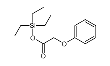 triethylsilyl 2-phenoxyacetate Structure