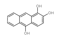 1,2,10-Trihydroxyanthracene structure