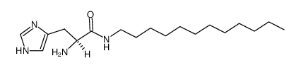 (S)-2-Amino-N-dodecyl-3-(1H-imidazol-4-yl)-propionamide结构式