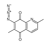 7-azido-2,6-dimethylquinoline-5,8-dione结构式