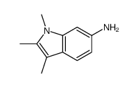 1,2,3-trimethylindol-6-amine Structure