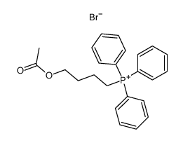 bromure d'acetoxy-4 butyltriphenylphosphonium Structure