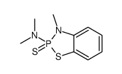 N,N,3-trimethyl-2-sulfanylidene-1,3,2λ5-benzothiazaphosphol-2-amine Structure