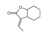 (3aS,7aR)-3-ethylidene-3a,4,5,6,7,7a-hexahydro-1-benzofuran-2-one Structure