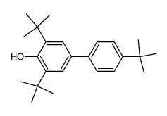 3,4',5-tris(1,1-dimethylethyl)[1,1'-biphenyl]-4-ol结构式