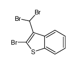 2-bromo-3-(dibromomethyl)-1-benzothiophene Structure