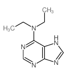 9H-Purin-6-amine,N,N-diethyl-结构式