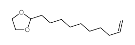 2-dec-9-enyl-1,3-dioxolane structure