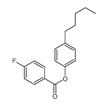 (4-pentylphenyl) 4-fluorobenzoate Structure