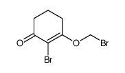 2-Cyclohexen-1-one,2-bromo-3-(bromomethoxy)-(9CI) Structure