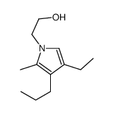 2-(4-ethyl-2-methyl-3-propylpyrrol-1-yl)ethanol结构式