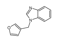 (9ci)-1-(3-呋喃甲基)-1H-苯并咪唑结构式