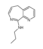 9-n-propylamino-5H-pyrido[2,3-c]azepine Structure