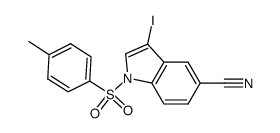 3-iodo-1-tosyl-1H-indole-5-carbonitrile picture