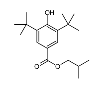 2-methylpropyl 3,5-ditert-butyl-4-hydroxybenzoate结构式