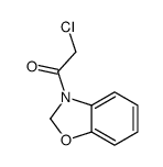 Benzoxazole, 3-(chloroacetyl)-2,3-dihydro- (9CI) Structure