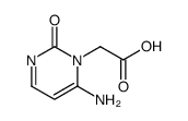 1(2H)-Pyrimidineaceticacid,3,6-dihydro-6-imino-2-oxo-(9CI) structure