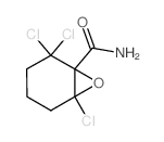 1,5,5-trichloro-7-oxabicyclo[4.1.0]heptane-6-carboxamide结构式