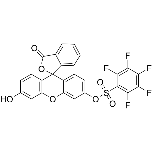 五氟苯磺酰基荧光素结构式