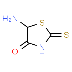 4-Thiazolidinone, 5-amino-2-thioxo- (9CI) structure