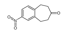 2-硝基-8,9-二氢-5H-苯并[7]轮烯-7(6H)-酮结构式