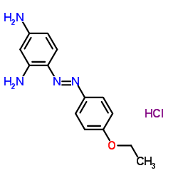 4-(4-Ethoxyphenylazo)-m-phenylenediaminemixture of mono and dihydrochloride结构式