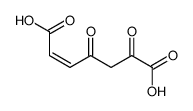 4,6-dioxohept-2-enedioic acid Structure