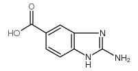 2-氨基-1H-苯并咪唑-5-羧酸结构式