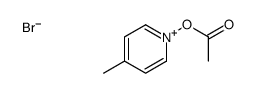 (4-methylpyridin-1-ium-1-yl) acetate,bromide Structure