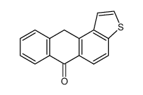 6,11-dihydro-6-oxoanthra[2,1-b]thiophene Structure