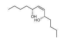 (5R,8S,Z)-dodec-6-ene-5,8-diol Structure