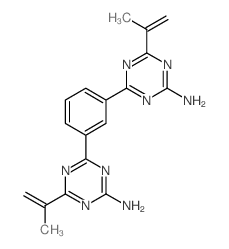 1,3,5-Triazin-2-amine,4,4'-(1,3-phenylene)bis[6-(1-methylethenyl)- picture