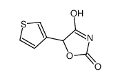 5-thiophen-3-yl-1,3-oxazolidine-2,4-dione结构式