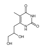 2,4(1H,3H)-Pyrimidinedione,6-(2,3-dihydroxypropyl)-5-methyl-(9CI)结构式