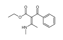 2-benzoyl-3-methylamino-crotonic acid ethyl ester结构式