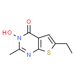 Thieno[2,3-d]pyrimidin-4(3H)-one, 6-ethyl-3-hydroxy-2-methyl- (9CI) picture