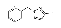 2-[(3-methylpyrazol-1-yl)methyl]pyridine Structure