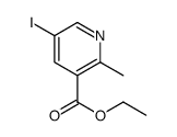 ethyl 5-iodo-2-methylpyridine-3-carboxylate Structure