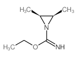 [(2S,3R)-2,3-dimethylaziridin-1-yl]-ethoxy-methanimine结构式