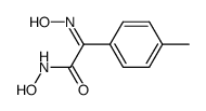 2-hydroxyimino-2-p-tolyl-acetohydroxamic acid Structure