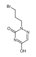 2-(3-bromopropyl)-1,2,4-triazine-3,5-dione Structure