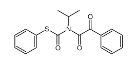 S-phenyl isopropyl(2-oxo-2-phenylacetyl)carbamothioate Structure