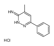 4-methyl-6-phenylpyridazin-3-amine,hydrochloride结构式