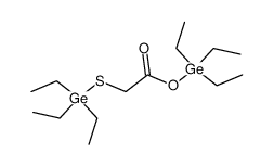 triethyl germanium (1+), triethylgermanylmercapto acetate Structure